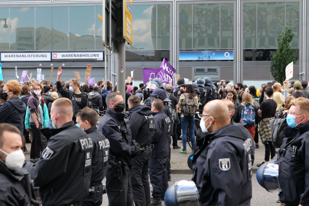 Krankenhauspersonal protestiert in Freiburg und Emmendingen